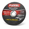 FLEXEL inox vágókorong fémre 125x1,0x22,2