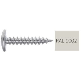 4,2x19 RAL 9002 opel csavar, hegyes végű, famenetes