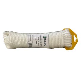 6mm bliszteres fonatolt PP kötél-fehér (20m)