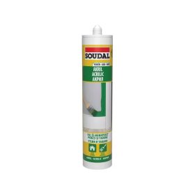 Soudal akril tömítő fehér 280ml (festhető)