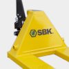 SBK raklapemelő béka 2,5T PU kerék (sárga)