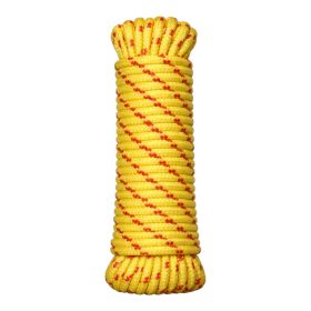 10mm bliszteres fonatolt PP kötél-sárga-piros (20m)