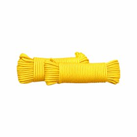 5mm bliszteres fonatolt PP kötél-sárga (20m)