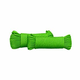 5mm bliszteres fonatolt PP kötél-zöld (20m)