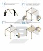 SBK Pergola gerenda összekötő konzol 122x226x222 (GPY)
