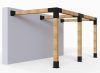 SBK Pergola oszloptalp 120x120x170