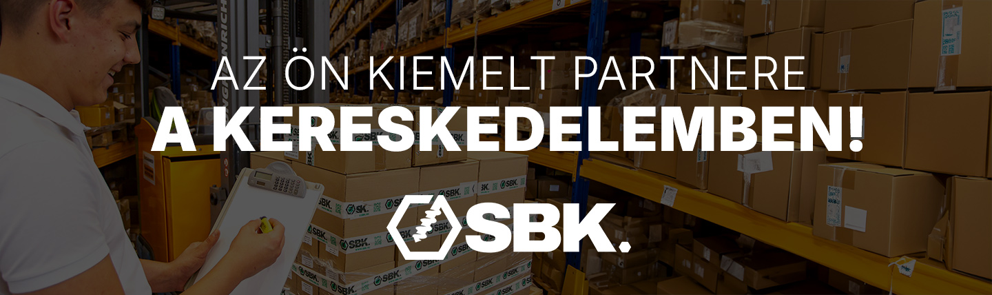 SBK - Az ön kiemelt partnere 
		  a kereskedelemben!